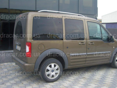 Рейлінги на дах модель CROWN Ford Transit Connect / Tourneo 2004-2015 КОРОТКА БАЗА, колір сірий мат артикул 2242