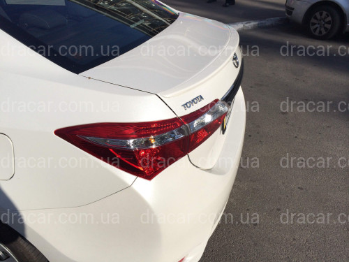 Спойлер ліп багажника Toyota Corolla 2013-2018 ABS пластик під фарбування артикул 3443