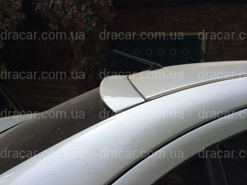 Козирок на скло Mitsubishi Lancer X 2007-2015 ABS пластик під фарбування артикул 84