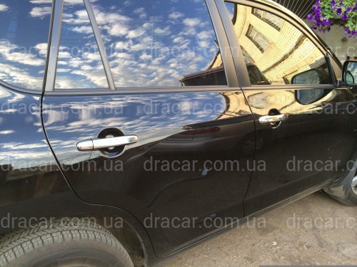 Накладки на ручки Toyota Rav 4 2006-2012 (нержавіюча сталь) e-key 5D артикул 974